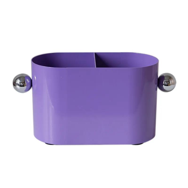 Premium Sense Retro Ins Light Luxury Makeup Brush Bucket