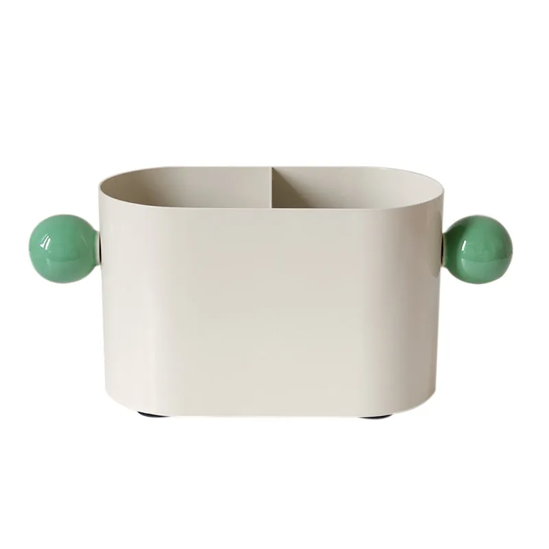 Premium Sense Retro Ins Light Luxury Makeup Brush Bucket