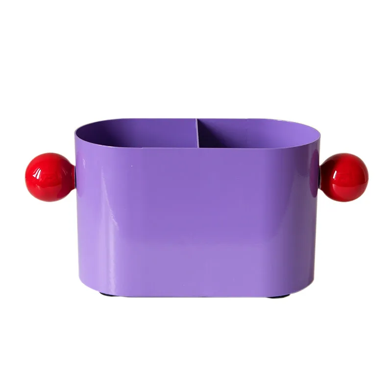 Premium Sense Retro Ins Light Luxury Makeup Brush Bucket