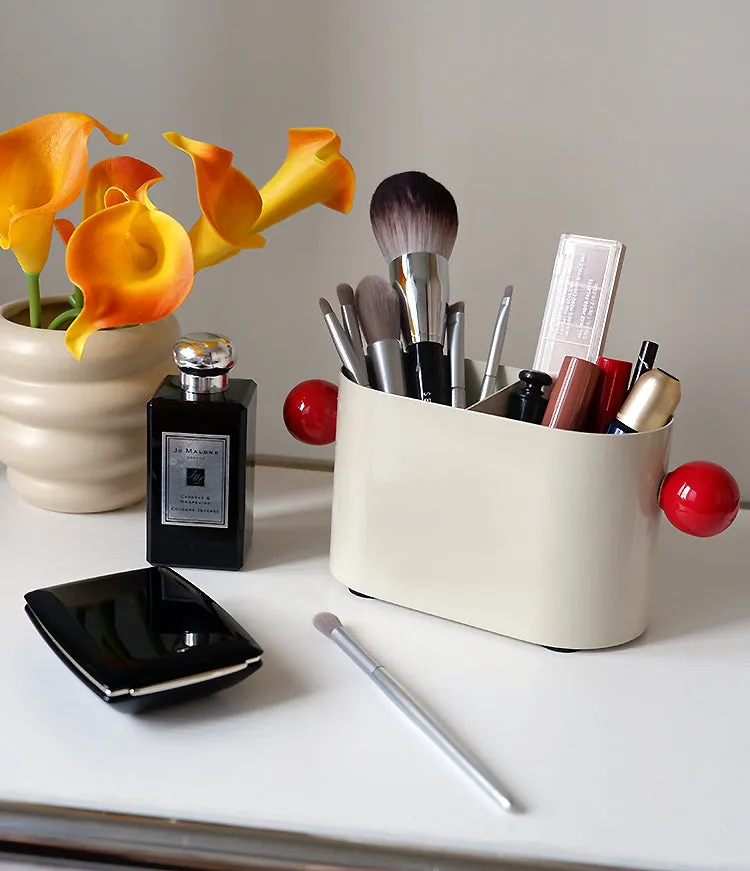 Premium Sense Retro Ins Light Luxury Makeup Brush Bucket
