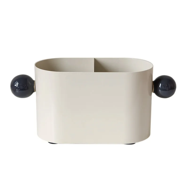 Premium Sense Retro Ins Light Luxury Makeup Brush Bucket