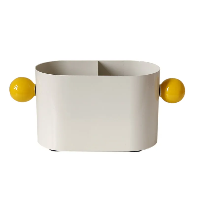 Premium Sense Retro Ins Light Luxury Makeup Brush Bucket