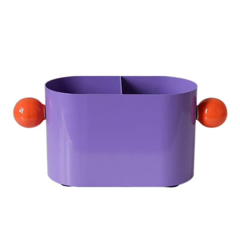Premium Sense Retro Ins Light Luxury Makeup Brush Bucket