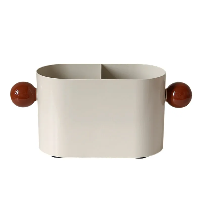 Premium Sense Retro Ins Light Luxury Makeup Brush Bucket