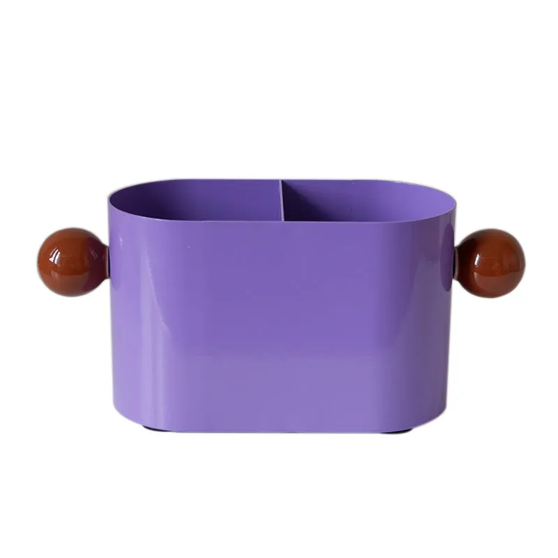 Premium Sense Retro Ins Light Luxury Makeup Brush Bucket