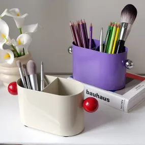 Premium Sense Retro Ins Light Luxury Makeup Brush Bucket