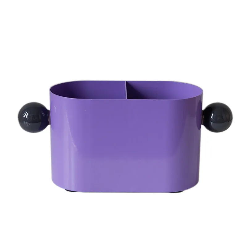 Premium Sense Retro Ins Light Luxury Makeup Brush Bucket