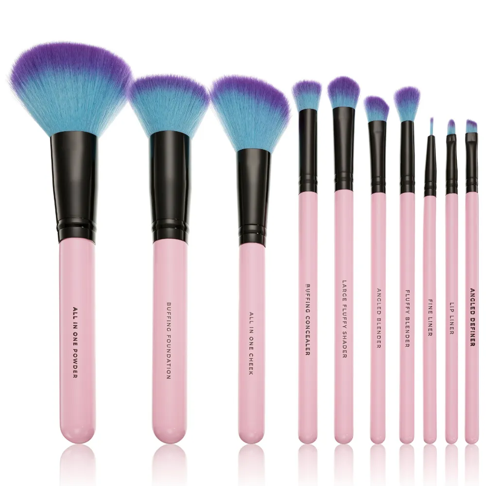 Spectrum Collections 10 Piece Pink Essential Brush Set