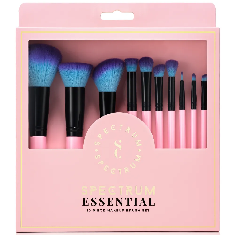 Spectrum Collections 10 Piece Pink Essential Brush Set